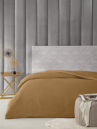 Nevresim Tekli Pamuk Saten Stripe 150x220