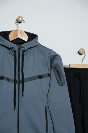 Unısex Dalgıç Kumaş Kapüşonlu Eşofman Takımı ESF-600