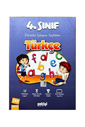 4.SINIF ETKİNLİKLİ ÇALIŞMA SETİ 5 Kitap Toplam 792 Sayfa