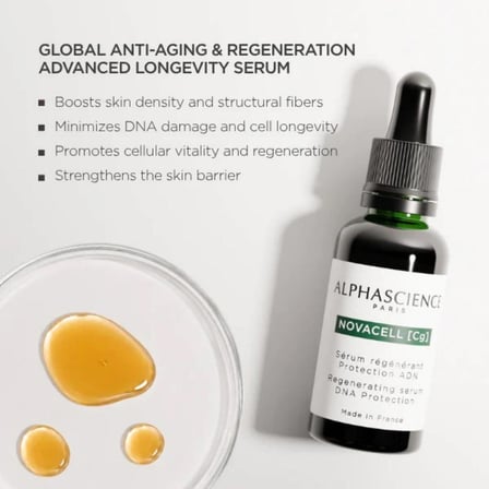 Novacell [Cg] İleri Düzey Yaşlanma Karşıtı ve Longevity Serum 30 ML