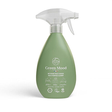 Green Mood Organik Portakal Yağlı Çok Amaçlı Sprey Temizleyici