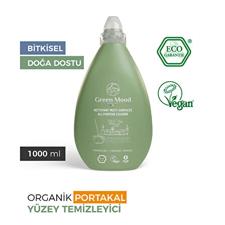 Green Mood Organik Portakal Yağlı Yüzey Temizleyici