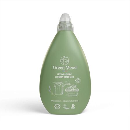 Bitkisel Vegan Çamaşır Deterjanı Lavanta 1000 ml Organik Lavanta Yağlı