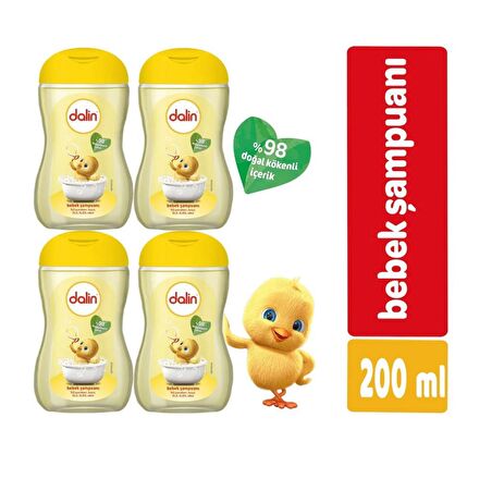 Dalin Bebek Şampuanı 200 Ml X 4 Adet