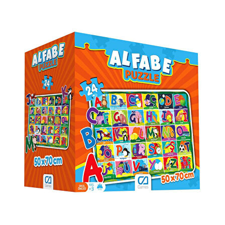 5027 Alfabe Yer Puzzle -CA Games