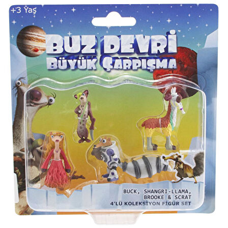 Ice Age - Buz Devri 5 Büyük Çarpışma 4 lü Koleksiyon Set Model 1