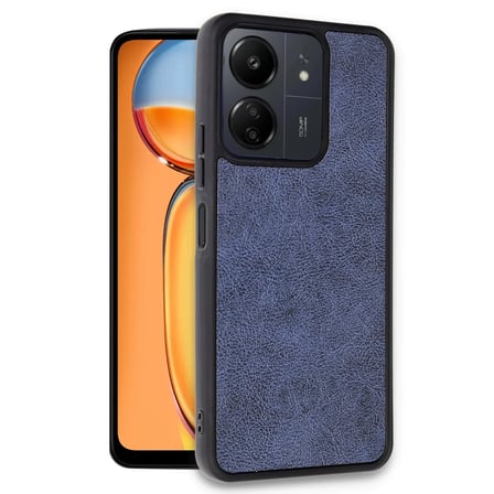 Xiaomi Redmi 13C Kılıf Aras Deri Kapak - Lacivert