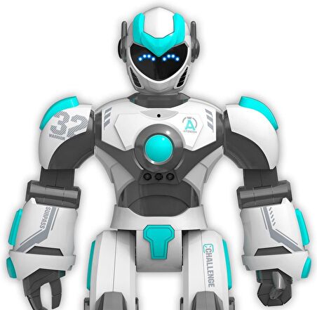 STEMTRON Programlanabilir Uzaktan Kumandalı Robot Ses kontrollü - Beyaz