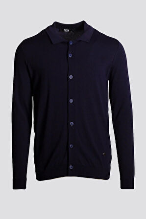 Erkek Triko Hırka Lacivert 3771