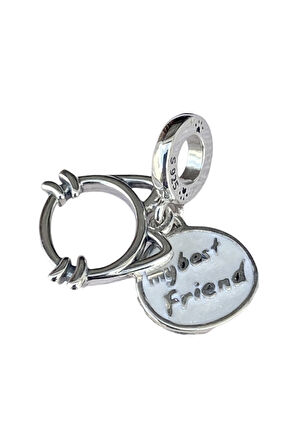 Kedim En İyi Arkadaşım Charm | 925 Ayar Gümüş