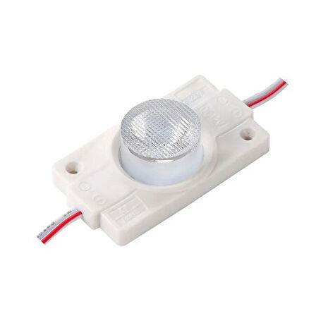 Led Modül Günişığı Tekli Led Mercekli 12v Dc 1,5w İp 65 5 adet