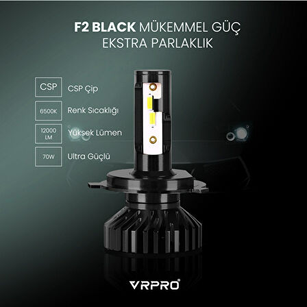 9005 F2 Mini Slim Led Xenon Far Ampulü CSP Çip