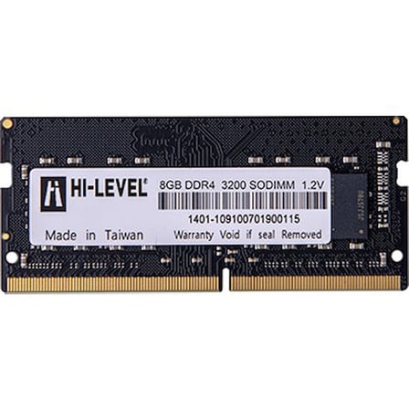 HI-LEVEL 8GB DDR4 3200MHZ NOTEBOOK RAM VALUE HLV-SOPC25600D4/8G