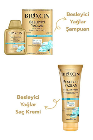 Bioxcin Besleyici Yağlar Şampuan+Saç Kremi