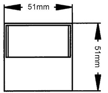 Hella Marine halojen spot duvara montaj. Tip 8511 Sarı