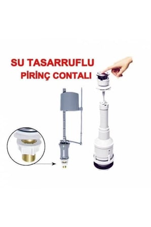 Isb01 Klozet Sifon Basmalı Rezervuar Iç Takım Su Tasarruflu (Işbaşı)
