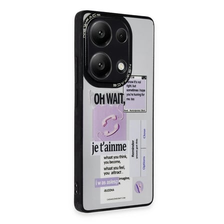 Xiaomi Redmi Note 13 Pro 5G Kılıf Mirror Desenli Kapak - Mirror - 4