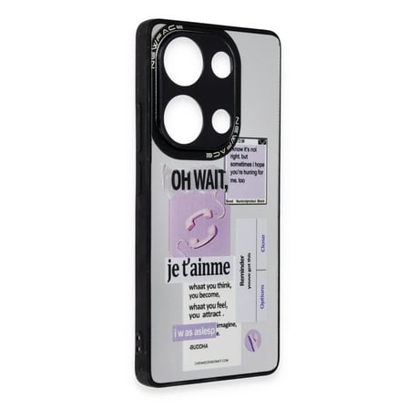 Xiaomi Redmi Note 13 Pro 5G Kılıf Mirror Desenli Kapak - Mirror - 4