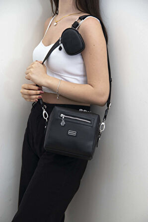 Silver Polo Kadın Çapraz Çanta 1038