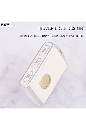 Volvo S90 Lüx Beyaz Anahtar Kılıfı