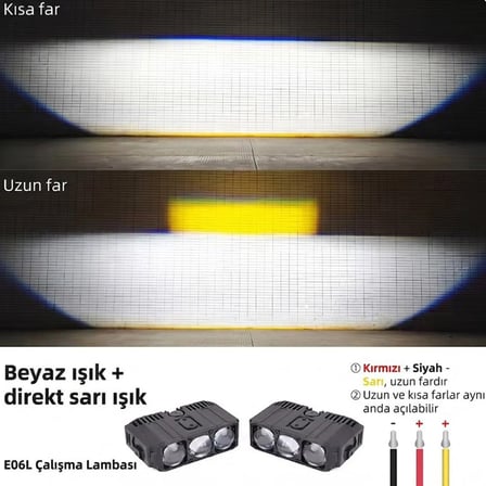 Powermaster PM-37848 12V Off-Road Ve Motosi̇klet LED Aydinlatma