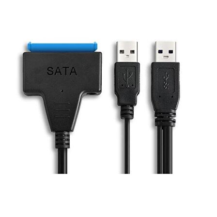 USB 3.0 2.5 3.5 İnç Sata SSD HDD Hard Disk Çevirici Dönüştürücü Adaptör Kablosu