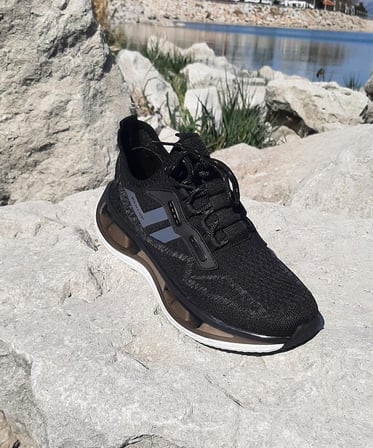 Dunlop 2357-2356 Siyah Air Yumuşak Taban Erkek Spor Ayakkabı
