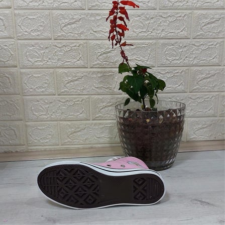 Fiyra 555 Pembe Uzun Unisex Sneaker Keten Spor Ayakkabı
