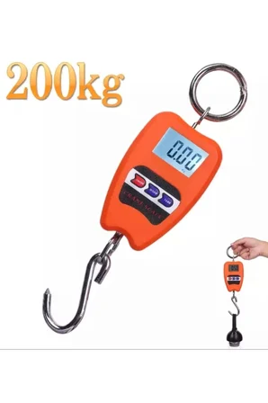 200 kg Vinç Tipi Kancalı Terazi - Ağır Yükler İçin Hassas Ölçüm (  )
