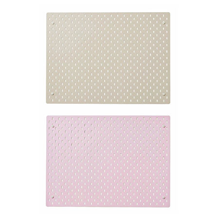 çift taraflı çok amaçlı pano, bej-pembe, 76x56 c