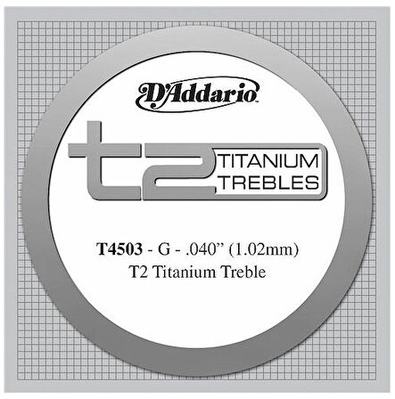 DADDARİO T4503 TİTANİUM NORMAL - SOL TEK TEL KLASİK GİTAR TEK TEL