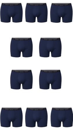 10 Adet Çoklu Paket Erkek Büyük Beden Redzone Likralı Bambu Boxer