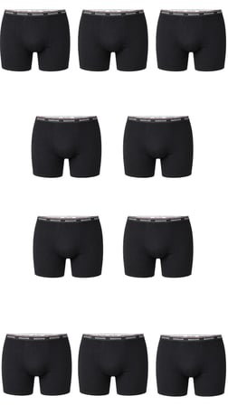 10 Adet Çoklu Paket Erkek Büyük Beden Redzone Likralı Bambu Boxer