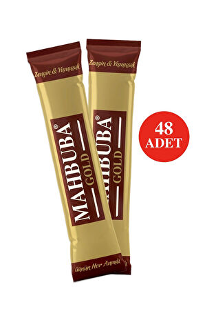Mahbuba Çözünebilir %100 Arabica Hazır Gold Kahve Tam Kıvamında 48x2gr
