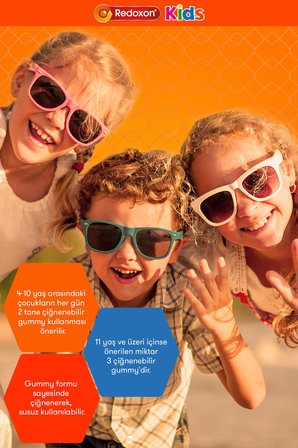Redoxon Kids 60 Çiğnenebilir Gummy I Çocuklar için C Vitamini, D Vitamini ve Çinko İçeren Takviye Edici Gıda