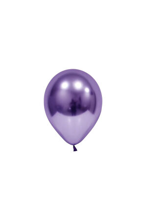 Mini Party Store Krom Balon Mor 10 Lu