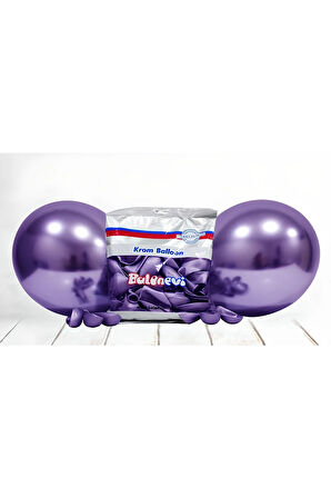 Mini Party Store Krom Balon Mor 10 Lu