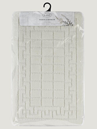 Banyo Paspası Silver Maldiv U Tip 2’li Set