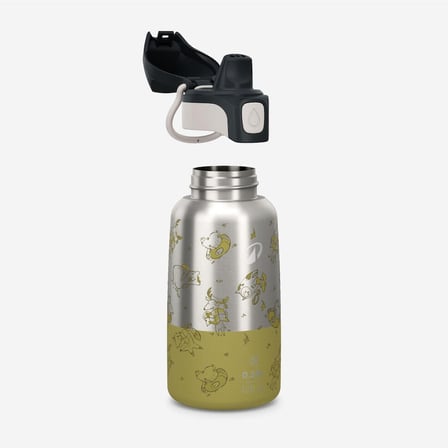 QUECHUA Çocuk Outdoor Paslanmaz Çelik Termos - 0,35 L - Haki