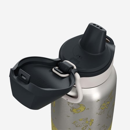 QUECHUA Çocuk Outdoor Paslanmaz Çelik Termos - 0,35 L - Haki