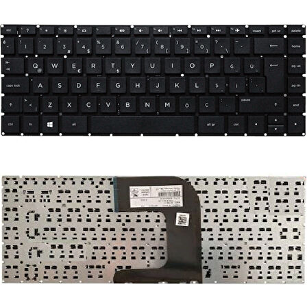 Hp 340 G3, 340 G4, 346 G3, 348 G3 Klavye Tuş Takımı Tuş Seti Siyah Türkçe