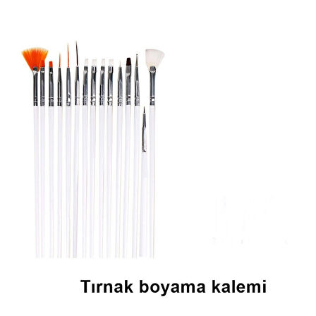 Profesyonel 37 Parça Tırnak Süsleme Seti - Taş Paleti + Çizgi Bant + Uygulama Fırçaları + Törpü