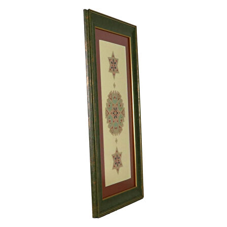 e38 EL İŞÇİLİĞİ TEZHİP TABLO  39 x 65 cm - 5942