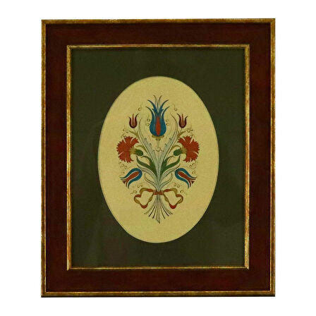 e38 EL İŞÇİLİĞİ TEZHİP TABLO  33 x 39 cm - 5950