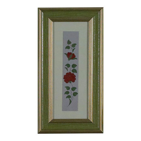 e38 EL İŞÇİLİĞİ  TEZHİP TABLO  17 x 34 cm - 5961