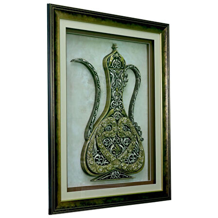 e38 EL İŞÇİLİĞİ KAĞIT RÖLYEF TABLO 85 x 65 cm - 5975