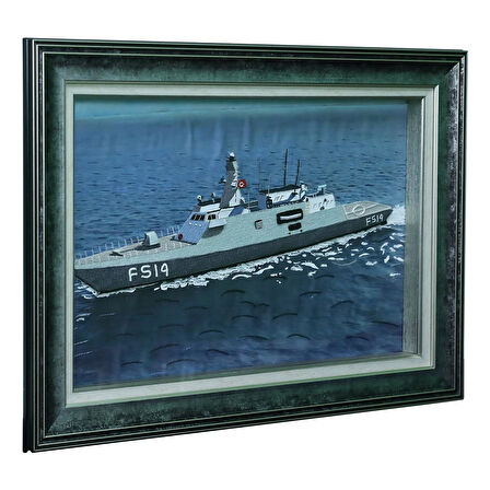 e38 EL İŞÇİLİĞİ İĞNE OYASI TABLO MİLGEM 70x50 cm - 5991