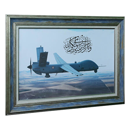 e38 EL İŞÇİLİĞİ HÜSN-İ HAT TABLO ANKA 70x50 cm - 5992