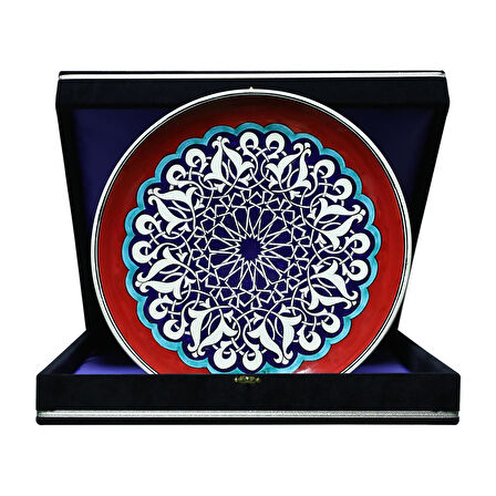e38 EL İŞÇİLİĞİ ÇİNİ TABAK 30 cm - 6165