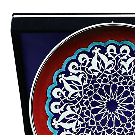 e38 EL İŞÇİLİĞİ ÇİNİ TABAK 30 cm - 6165